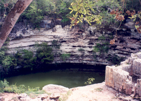 Cenote at Chichen Itza<