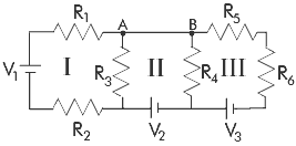 circuit for kirchhoff's rules