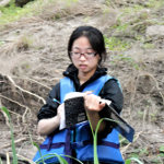 Qingman Chen in the field